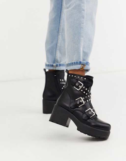 Studded 2025 chunky boots