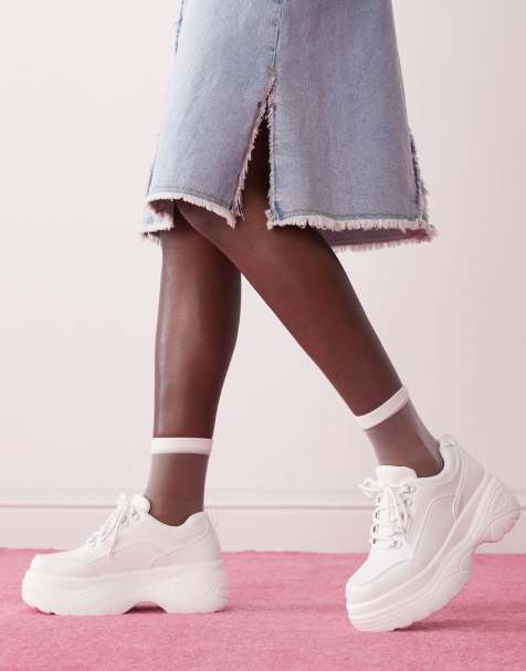 Koi Jennie Striker White Chunky Bubble Sneakers - view 1