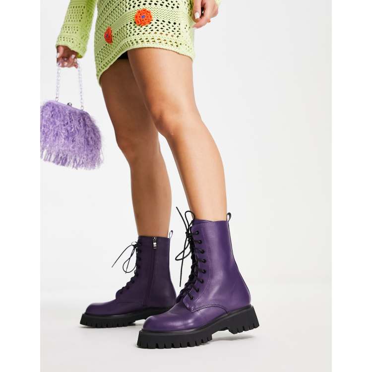 Purple lace hot sale boots