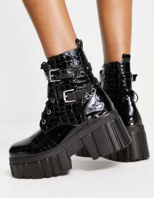 lace and buckle boots