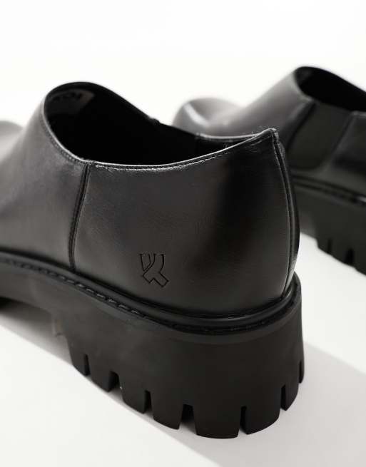 KOI Night Cure Mens Square Toe Slip On Shoes In Black, 2 of 4