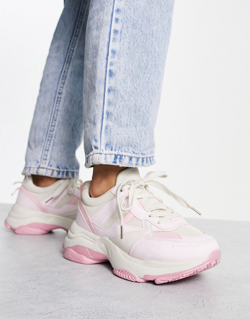 Koi Footwear Koi paneled chunky sneakers in pink mix