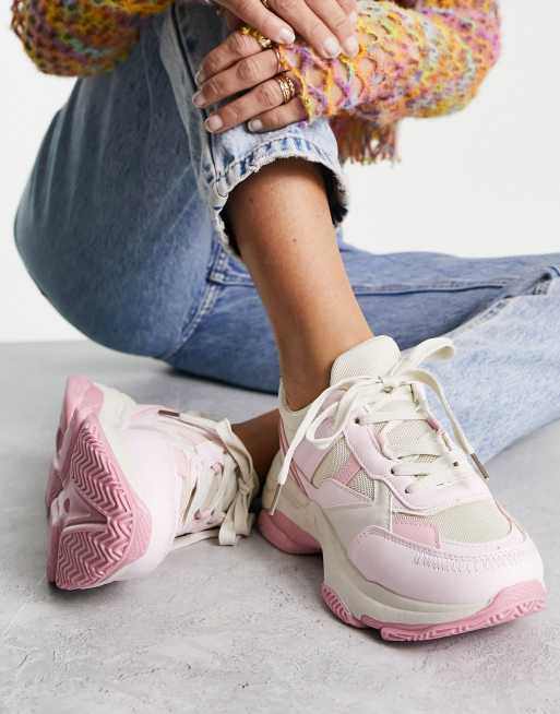 Pink store chunky sneakers