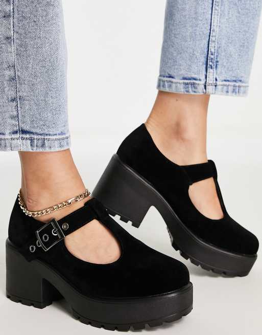 Mary jane hot sale suede shoes