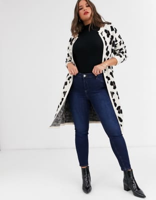 leopard print cardigan asos