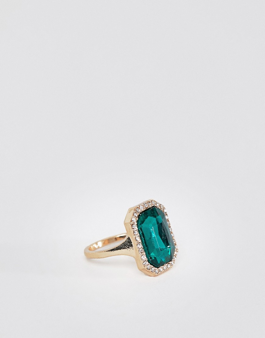 фото Коктейльное кольцо с камнями aldo-зеленый