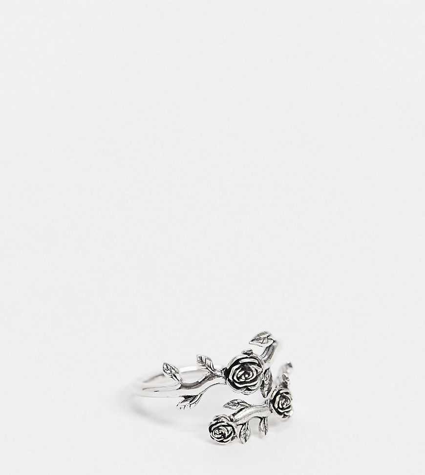 фото Кольцо в несколько оборотов из стерлингового серебра regal rose damask-серебристый