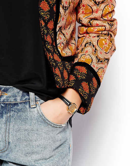 Komono Black Moneypenny Watch ASOS