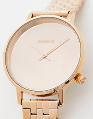 Komono - Harlow Estate - Armbanduhr in Roségold-Goldfarben