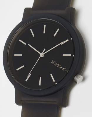 Komono mono glow watch in black