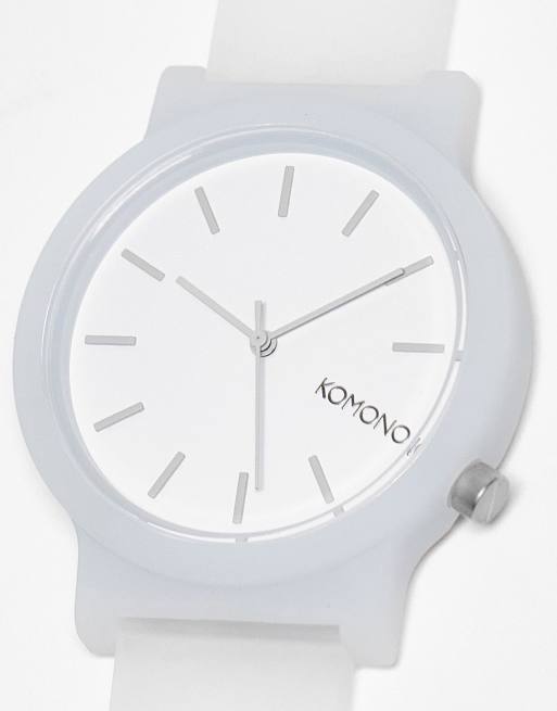 Komono mono glow watch in white | ASOS