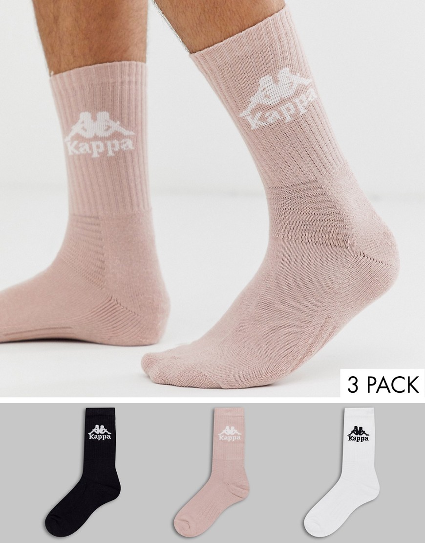 фото Комплект из 3 пар носков kappa authentic welt-мульти