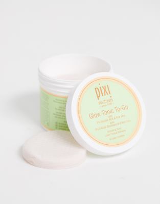 фото Комплект из 60 пропитанных тоником дисков pixi - glow to go-бесцветный