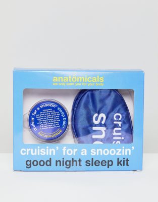 фото Комплект ночной косметики anatomicals cruisin for a snoozin - скидка 20%-бесцветный