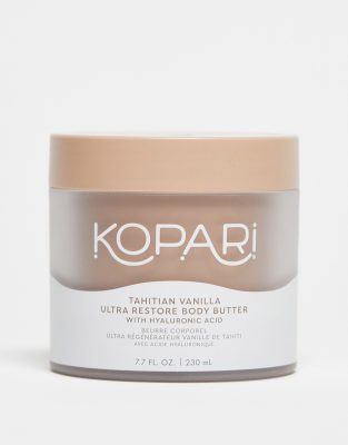 Kopari - Beurre corporel ultra régénérateur vanille de Tahiti avec acide hyaluronique (230 ml)-Pas de couleur