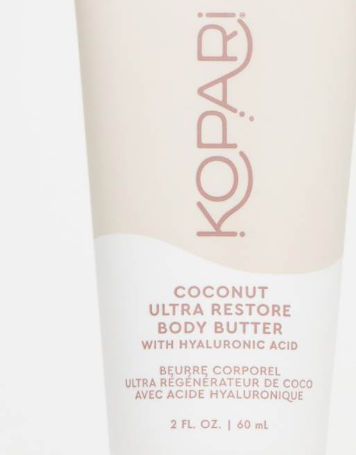 Kopari - Mini beurre corporel ultra régénérateur de coco avec acide hyaluronique (60 ml), 3 de 4