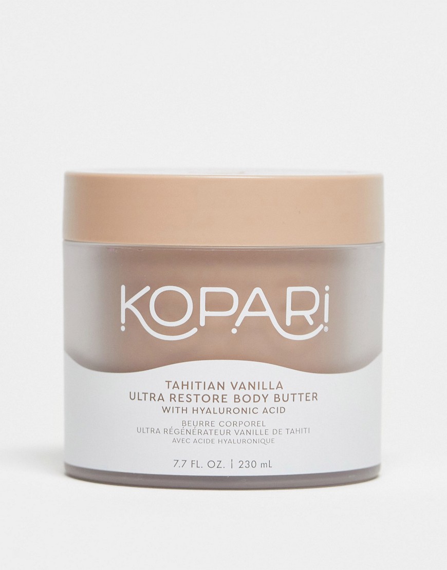 Kopari Tahitian Vanilla Ultra Restore Body Butter with Hyaluronic Acid 230ml-No colour