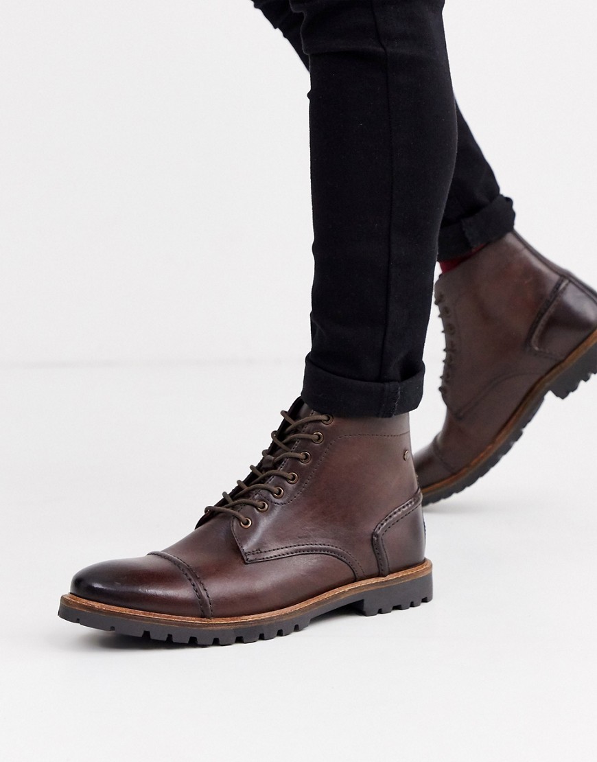 фото Коричневые ботинки base london emerson-коричневый