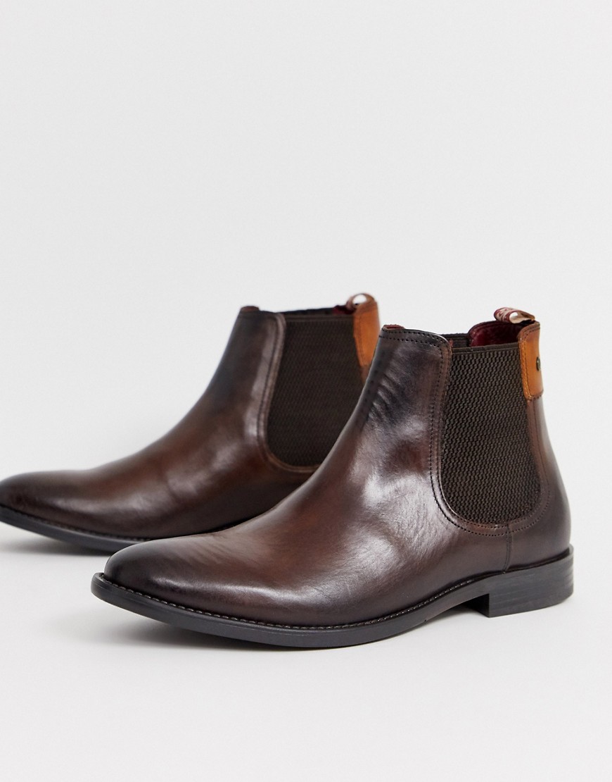 фото Коричневые ботинки челси base london dolcetta-коричневый