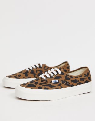 vans authentic animal print