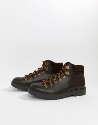 фото Коричневые походные ботинки zign-коричневый