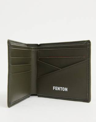 Кошелек цвета хаки Fenton-Зеленый цвет