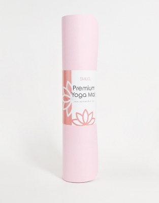 Коврик для йоги толщиной 6 мм SMUG-Розовый цвет