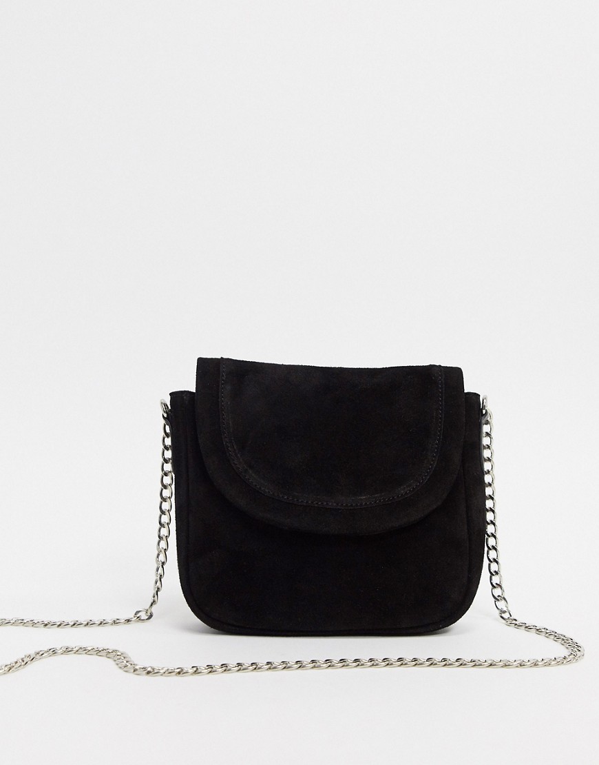 фото Кожаная сумка через плечо с откидным клапаном urbancode-черный