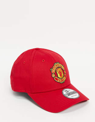 фото Красная бейсболка new era manchester united fc 9forty-красный