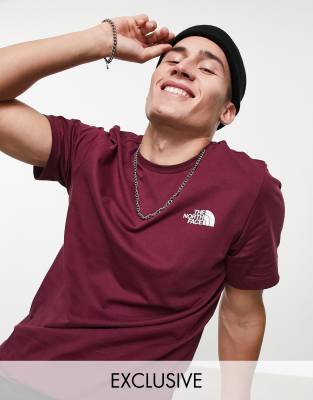 Футболки с принтом Красная футболка The North Face эксклюзивно для ASOS-Красный