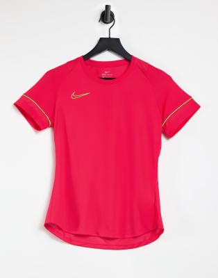 фото Красная футболка nike football academy dry-красный