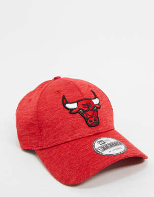 фото Красная кепка new era 9forty chicago bulls-красный