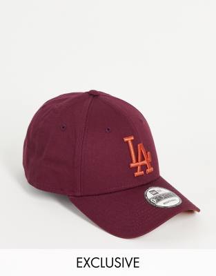 фото Красная кепка new era 9forty la dodger – эксклюзивно для asos-красный