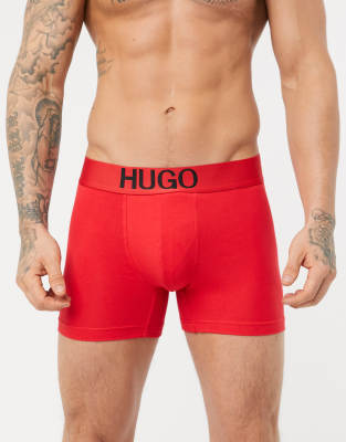 фото Красные боксеры-брифы с логотипом hugo bodywear x liam payne-красный