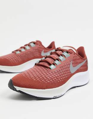 фото Красные кроссовки nike running air zoom pegasus 37-коричневый