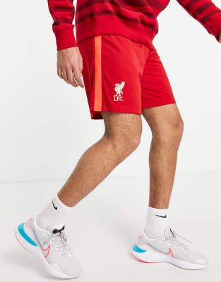 фото Красные шорты nike football liverpool fc 2021/2022 home stadium-красный