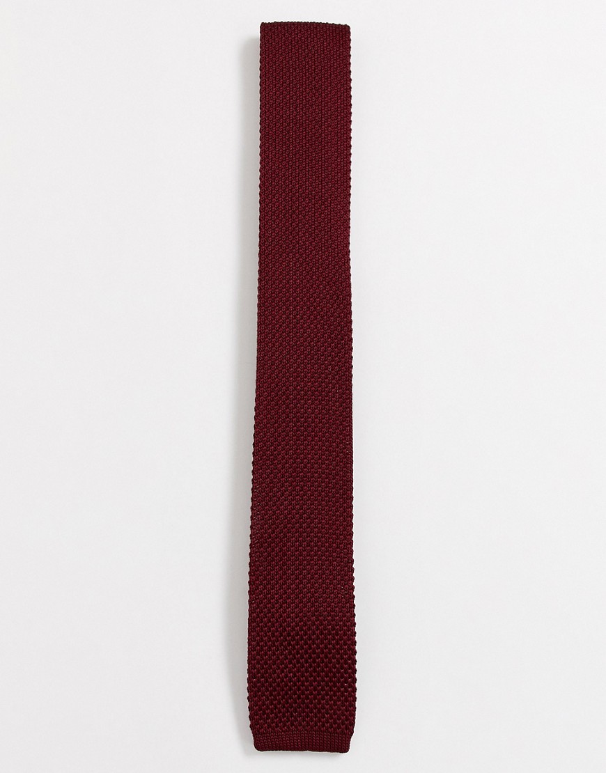 фото Красный галстук из переработанного полиэстера jack & jones