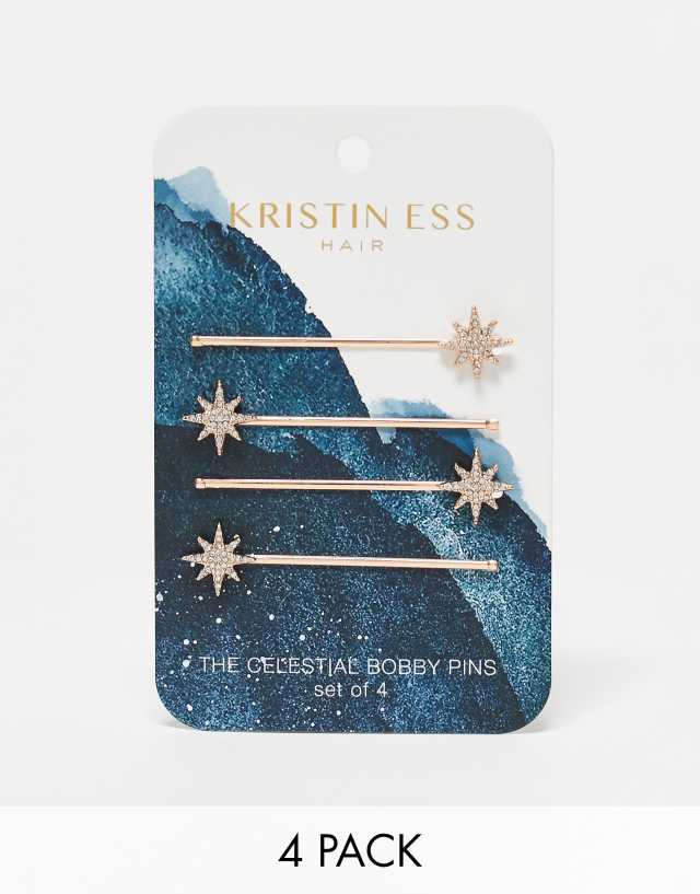 Kristin Ess Celestial Bobby Pins - 4 pack