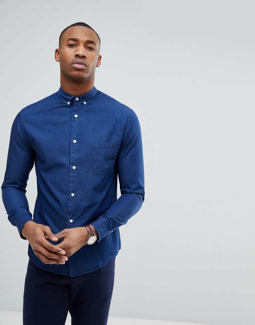 Kronstadt Deep Long Sleeve Shirt | ASOS