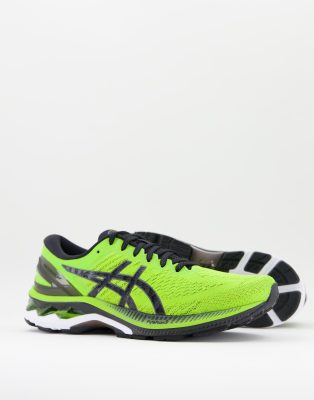 фото Кроссовки лаймово-желтого цвета asics running gel kayano 27-желтый