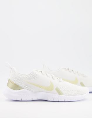   Asos Кроссовки молочного оттенка Nike Running Flex Experience 10-Белый