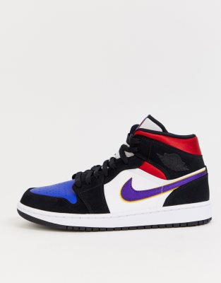 jordan 1 mid lakers top 3 grade school