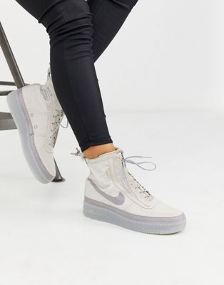 Nike beige Air Force 1 Shell | ASOS