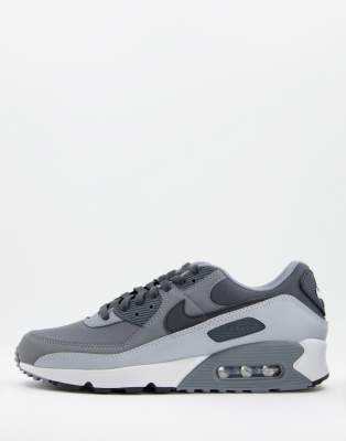 фото Кроссовки серого цвета в стиле 90-х nike air max-серый