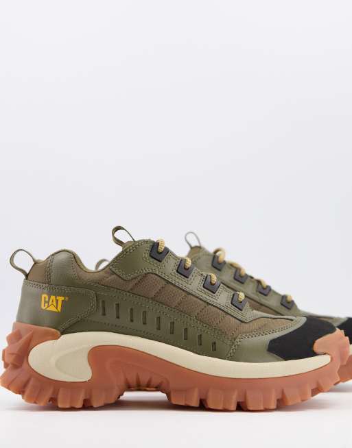 Кроссовки цвета хаки на резиновой подошве CAT Intruder ASOS