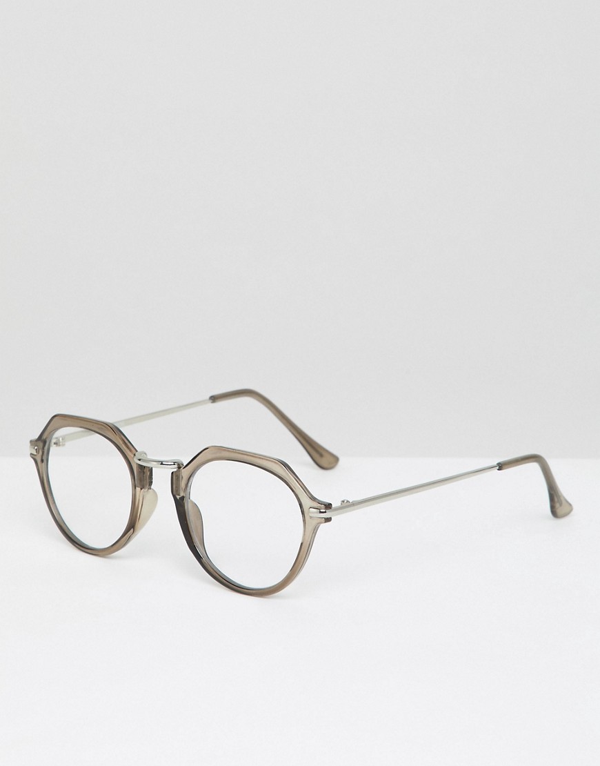 фото Круглые очки asos design-серый