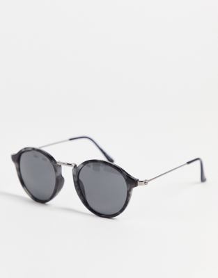   Asos Круглые солнцезащитные очки AJ Morgan Muffins-Серый