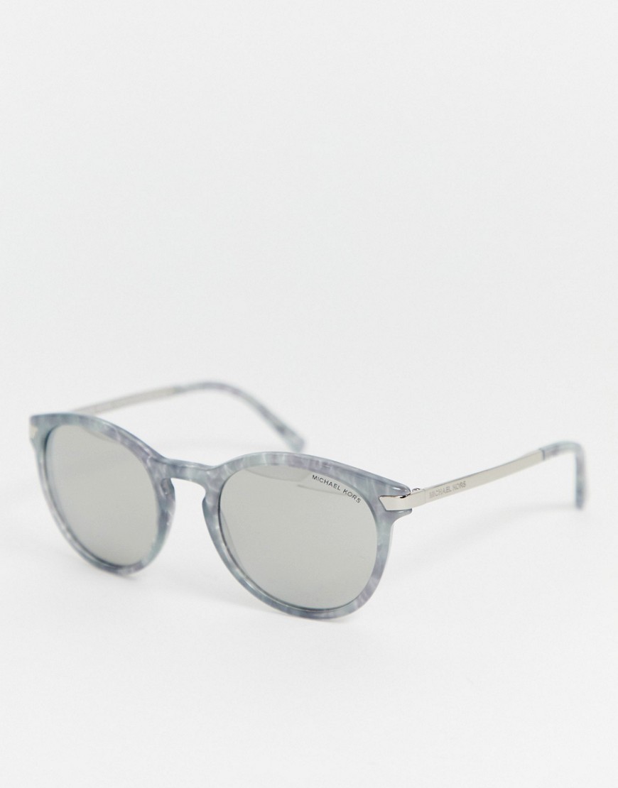фото Круглые солнцезащитные очки michael kors-серебряный michael michael kors