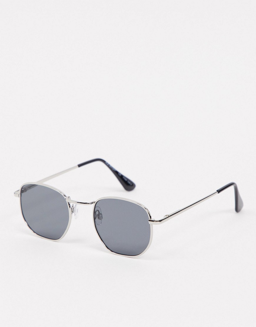 фото Круглые солнцезащитные очки в стиле ретро aj morgan-серебристый