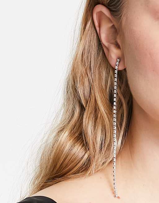 Krystal London – Auffällige Ohrringe in Silber mit echten Kristallsteinen, 3 von 4